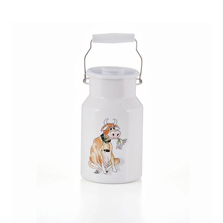 Emaille riess Milchkanne almliesl 1,5 Liter