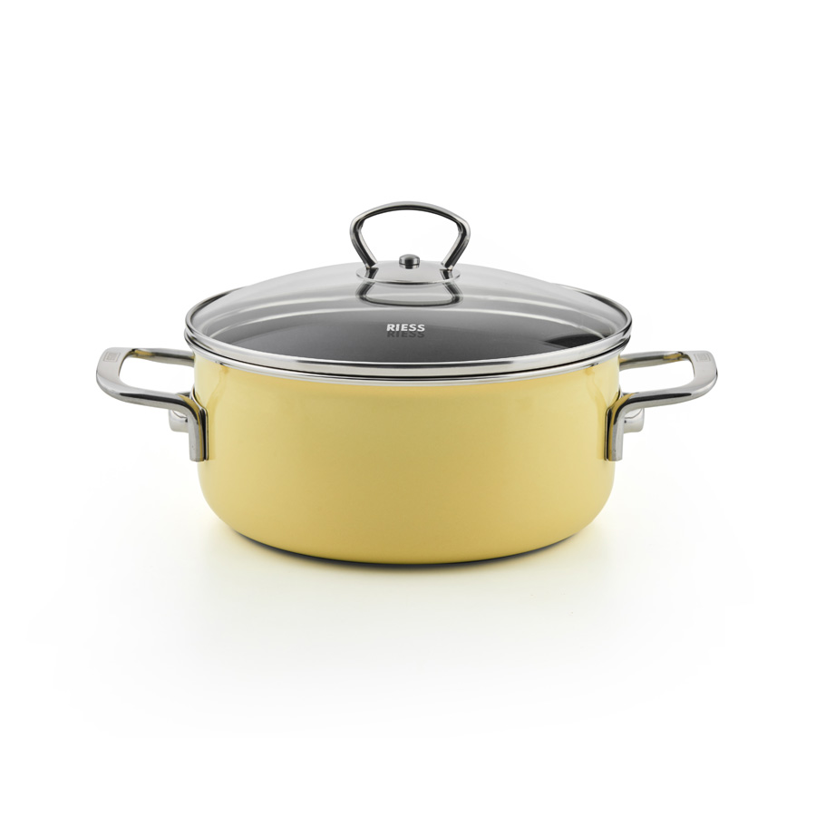 Riess Emaille Kasserolle Nouvelle Pur Lemon