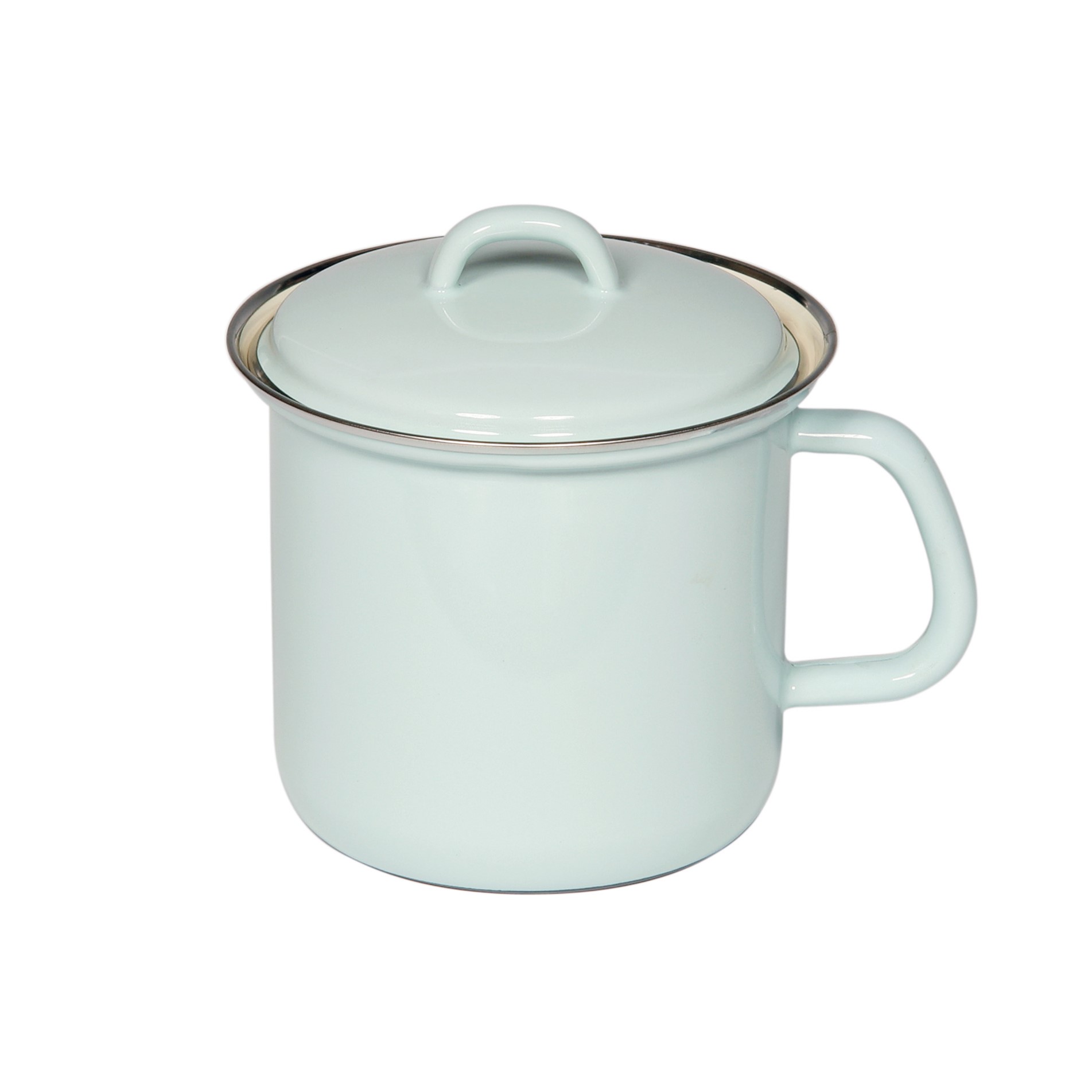 Topf inkl. Deckel türkis 1,5 Liter 14cm pastell