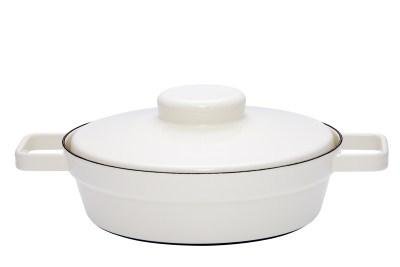 Pfanne mit Deckel 24cm Pure White Aromapots