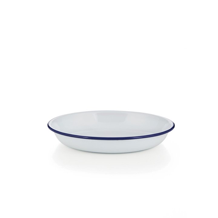 Emaille Reis- und Pasta Teller 18cm