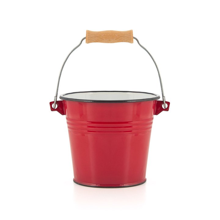 emaille eimer rot kindereimer