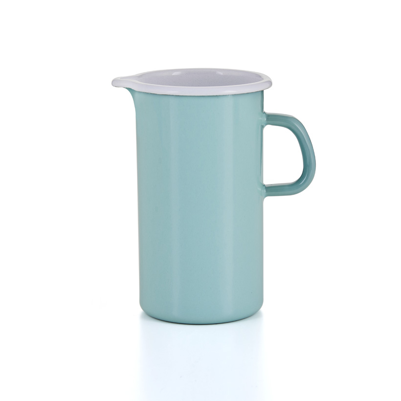 Riess Emaille Krug 1,5 Liter Nature Green Light Kanne