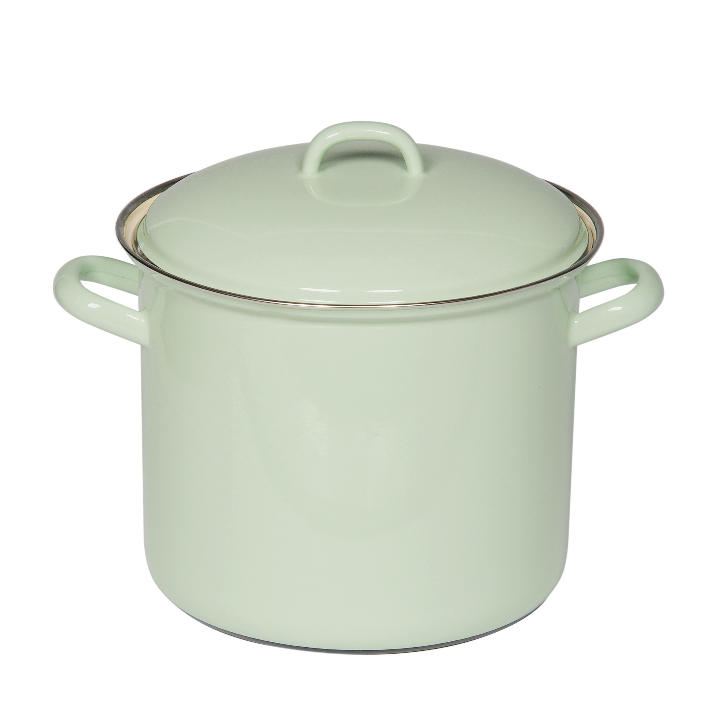 Topf inkl. Deckel nilgrün 6 Liter 22cm pastell