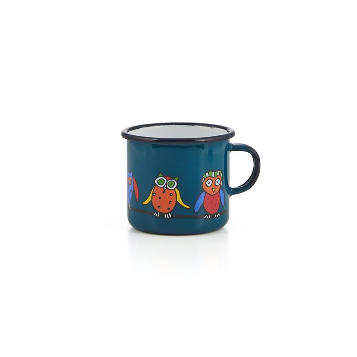 Emaille Kindertasse petrol 160ml