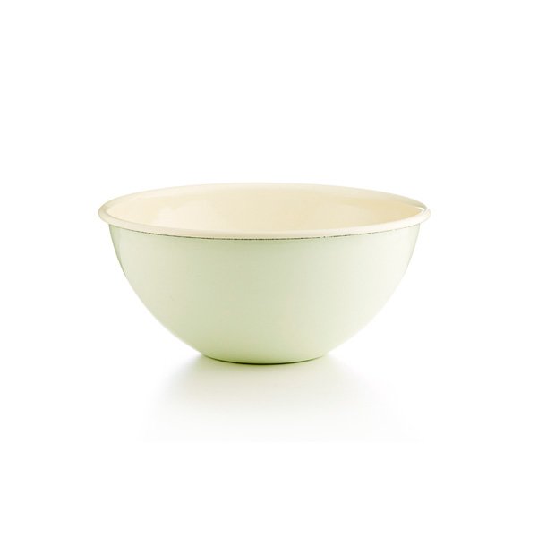 Riess Emaille Obst- und Salatschüssel nilgrün Pastell 22cm