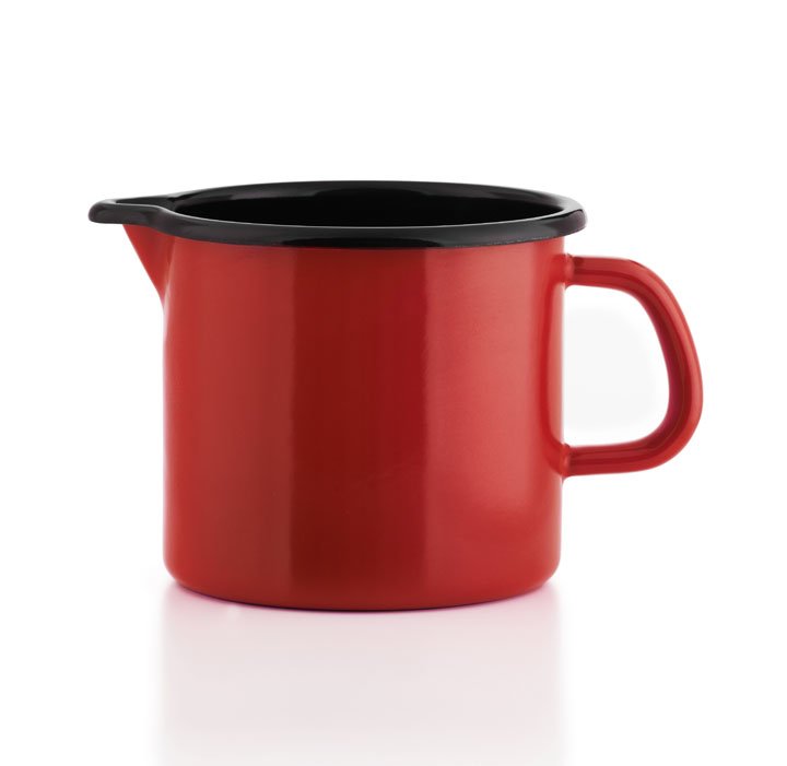 Riess Schnabeltopf rot Emaille 1 Liter